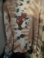 Buc-ee's Sweatshirt Pink Tie Dye Bucees Sweater Sweatshirt New XXL