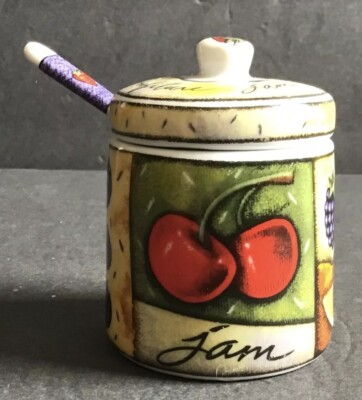 MSC Joie De Vivre Jam/Confiture Jar With Spoon