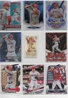 Mike Trout 9 Card Lot - Topps / Bowman / Donruss Optic LA Angels HOF