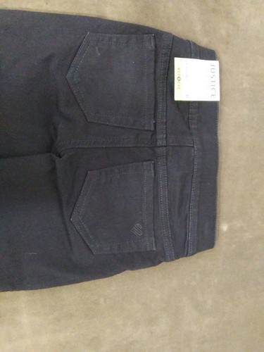 Justice denim Jeans Girls Size 6 regular NWT leggings Black repreve skinny leg - Picture 7 of 9