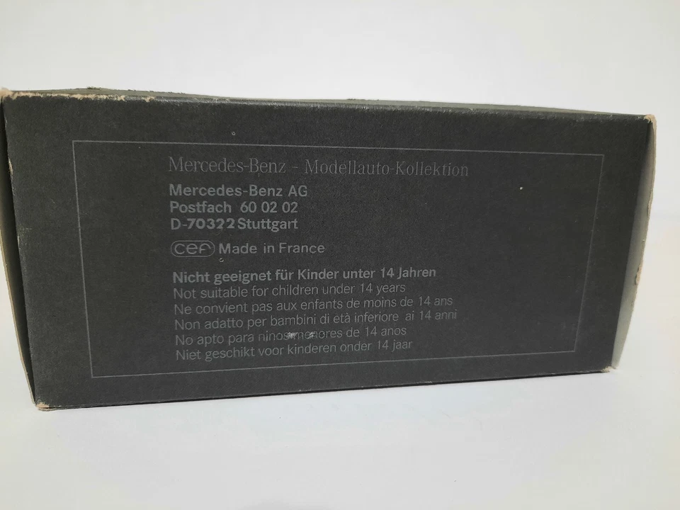 CEF модели 1/43 Mercedes S600 V12 Dk металлический синий сделано во Франции литой - Изображение 3 из 4