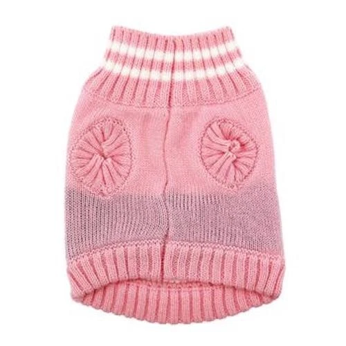全新 XS 码 粉色 梦幻狗 Mockneck 高领毛衣 狗衣服 — 第 3/3 张图片