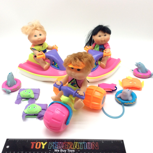 Lotto ricambi bambino CPK Cabbage Patch bambini Splash N Fun - Wave Cruiser, ciclo acquatico - Foto 1 di 11