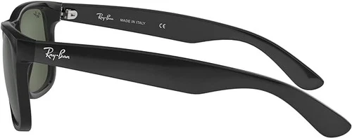 Ray Ban RB4165 601/71 Justin Classic Black/Green 54mm Sunglasses - Bild 7 von 7