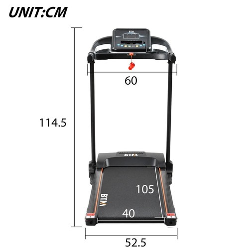 Electric Treadmill Motorized Running Machine Jogging Walking Machine fo Home use - Picture 2 of 9