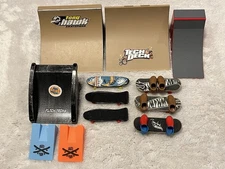 Tech Deck, Tony Hawk Hot Wheels + Others Lot with Boards, Ramps