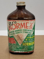 Hormex Vitamin Hormone Concentrate Decor Vtg Glass