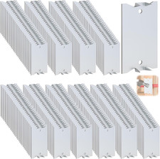 100 Pack Safety Nail Plates for Wood Studs, 2.5 X 1.5 Inch Cable Wire Protector,