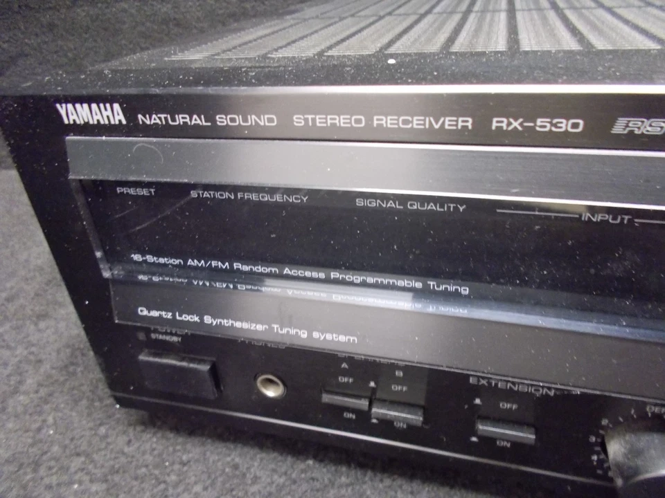 Yamaha RX-530, Stereo Receiver, schwarz. #V-1348 - Bild 2 von 4