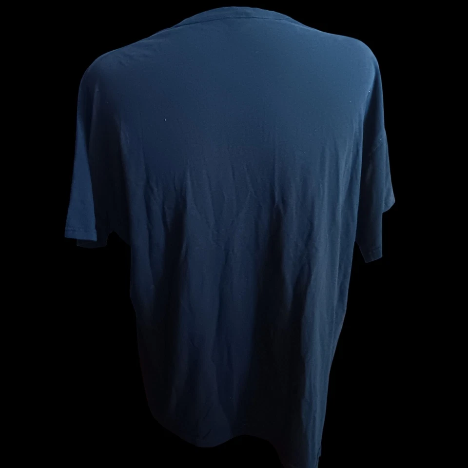 Vintage Men's T-shirt XL Big Red Football Russell Nebraska Huskers Paint Splat - Image 3 of 4