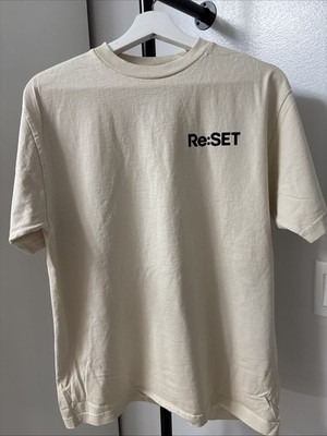 Re:set Reset 2023 Tour Tee Shirt T Shirt Beige Tan Mens Size M