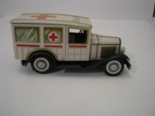Vintage Tin Litho Bandai Ambulance Friction toy Truck