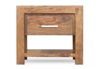 Nachtkonsole Nachttisch Nachtschrank Beistelltisch Massiv Sheesham Palisander