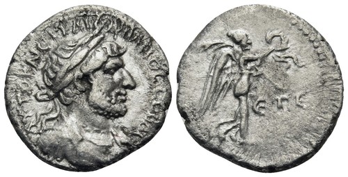 Hadrian (AD 117-138) Roman AR silver hemidrachm Caesarea Cappadocia RPC 3076