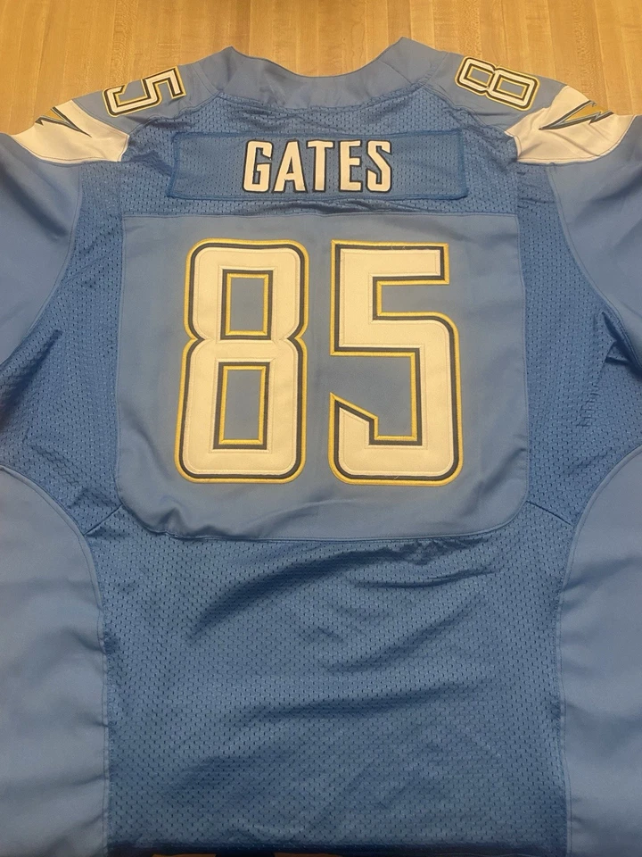 Camiseta Nike On Field Antonio Gates San Diego Chargers TALLA 52 Azul Claro Foto 2 de 4
