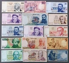 Israel Lot of 15 Different Banknotes Pound Lira & Sheqel 1958-1983