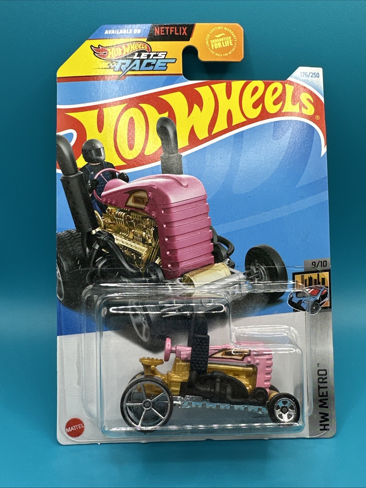 Hot Wheels 2024 HW Metro 9/10 Dragtor (Pink) 176/250
