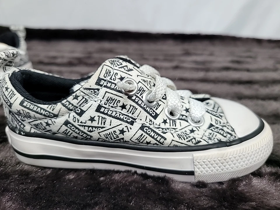 Zapatillas deportivas Converse CT AS Street sin cordones blancas/negras para bebés pequeños talla 5 Foto 3 de 4
