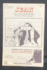 Vtg Sheet Music, Jean, Dexter 1969 - ships fr...