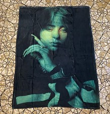Billie Eilish Green & Black Throw Blanket 40x...
