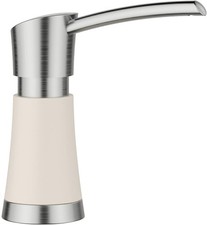 Blanco 443037 ARTONA Dispensador de Jabón Líquido - Acero PVD/Blanco Suave TOTALMENTE NUEVO