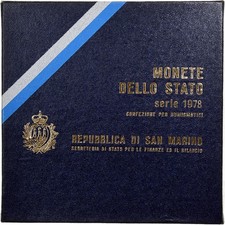 [#134097] San Marino, Set 1 Lire - 500 Lire, 1978, Rome, MS