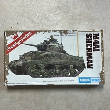 Aurora 6205 M4A1 Sherman Prestige Series 1/72 Scale Plastic Model Kit/NOB