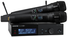 Shure SLXD24D /N8C Wireless Dual System 2 Handheld Nexadyne 8C Cardioid Mics Kit