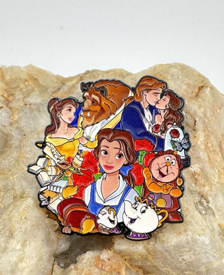 Disney Beauty and the Beast Belle Character Cluster Pin NEW Unofficial