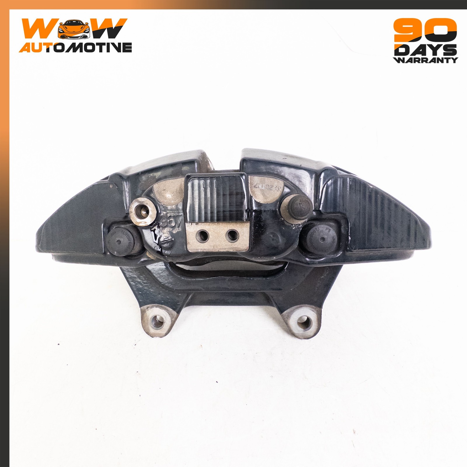 04-11 BENTLEY CONTINENTAL GTC GT FRONT LEFT RIGHT BRAKE CALIPER BLACK SET OEM