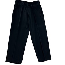 Fresh Produce Pull On Pants Stretch Black Cropped Straight Womens M
