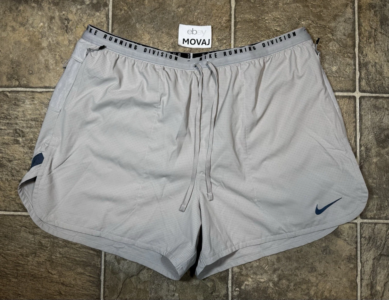 New Mens L Nike Dri-FIT ADV Run Division 4" Brief-Lined Running Short DV9291-012
