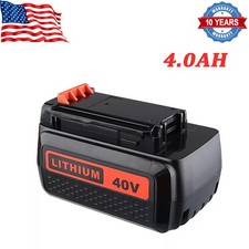 40 Volt for Black and Decker 40V 4.0Ah Max Lithium Battery LBX1540 LBXR36 LBX36
