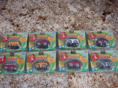 JADA THUMB DRIVEZ VIDEO GAMES 8pc SET VW SAMBA BUS CAMARO SS HUMMER MUSTANG GT