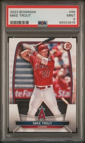2023 Bowman #89 Mike Trout PSA 9