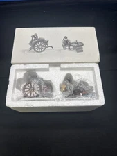 Department 56 C. Bradford Wheelwright & Son Figurines #5818-1 Vintage Set A4B