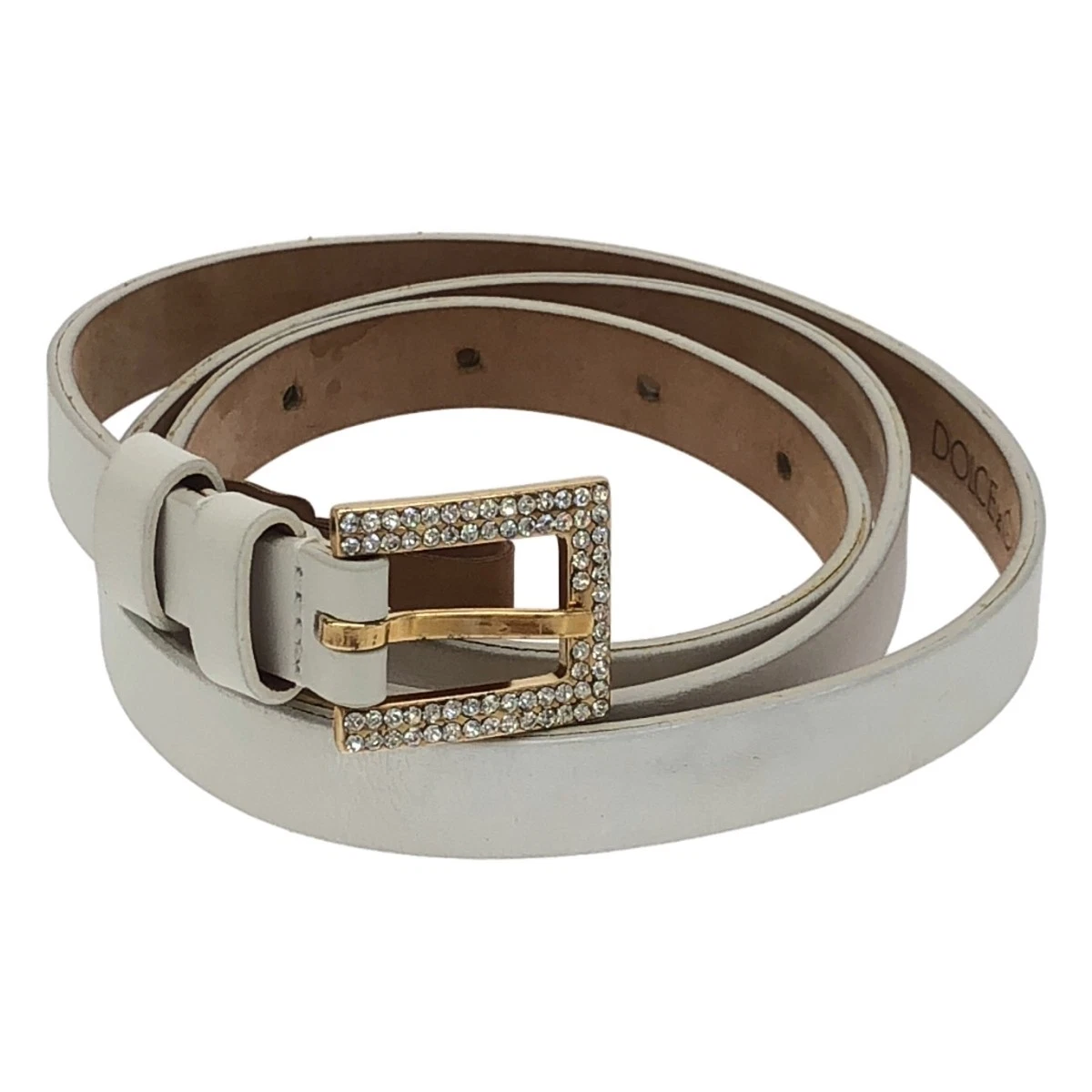 Dolce&Gabbana Leather White Belts for Men for sale | eBay