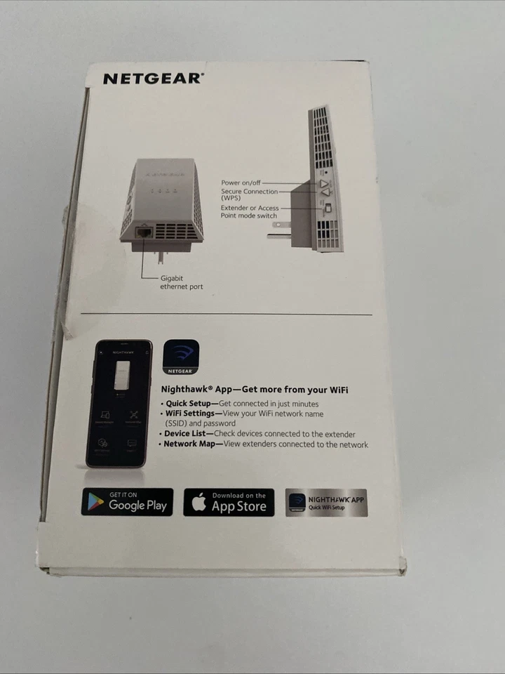 NETGEAR AC1900 Dual Band WiFi Mesh Extender - Boost Existing WiFi - Image 4 of 4