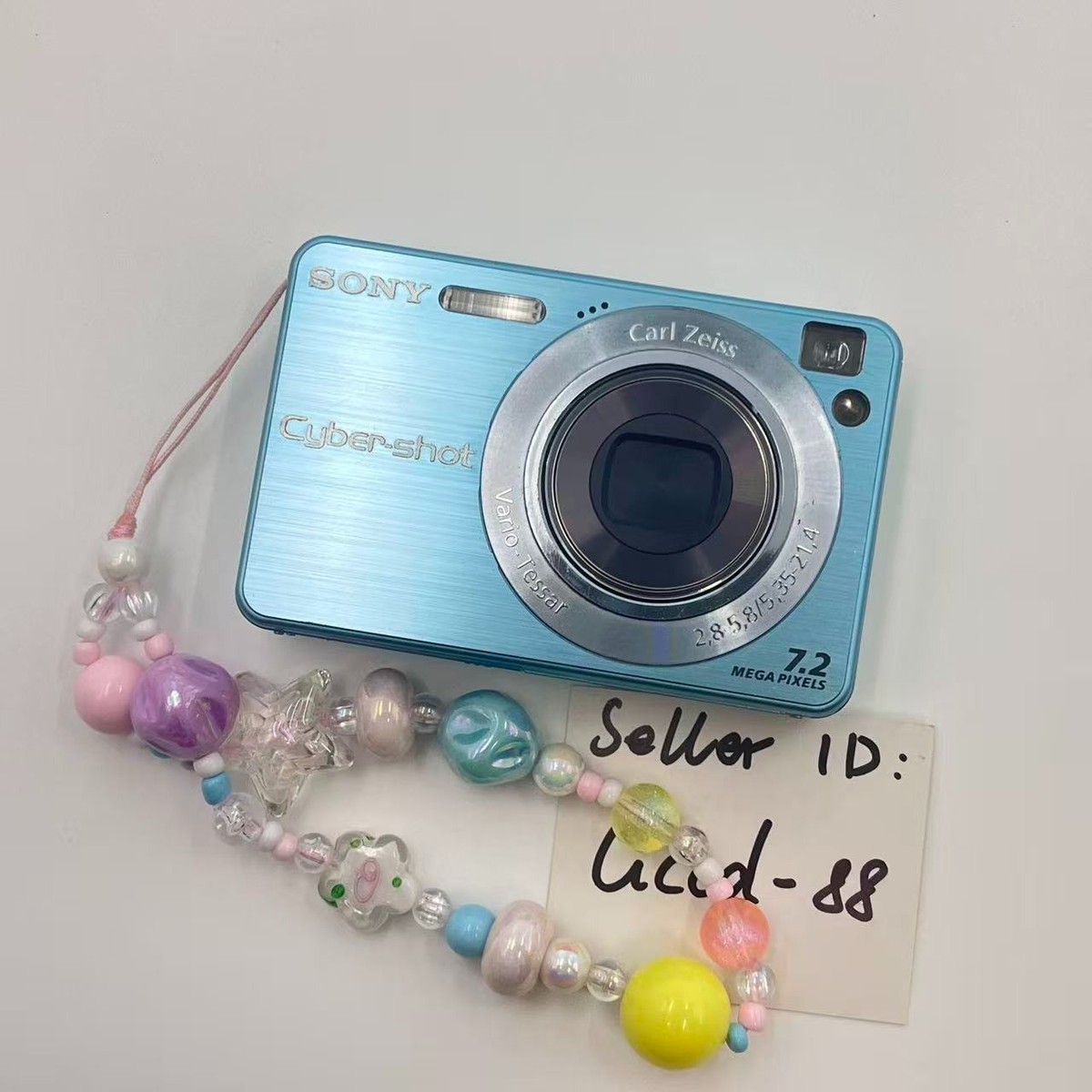 Sony Cyber-shot DSC-W120 7.2MP 4x Optical Zoom Digital Camera Blue