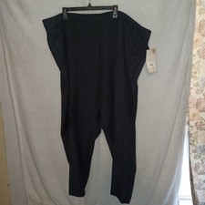Bend Over Womens Plus Size 56 Dress Pants High Rise Straight Black USA Made (EN)