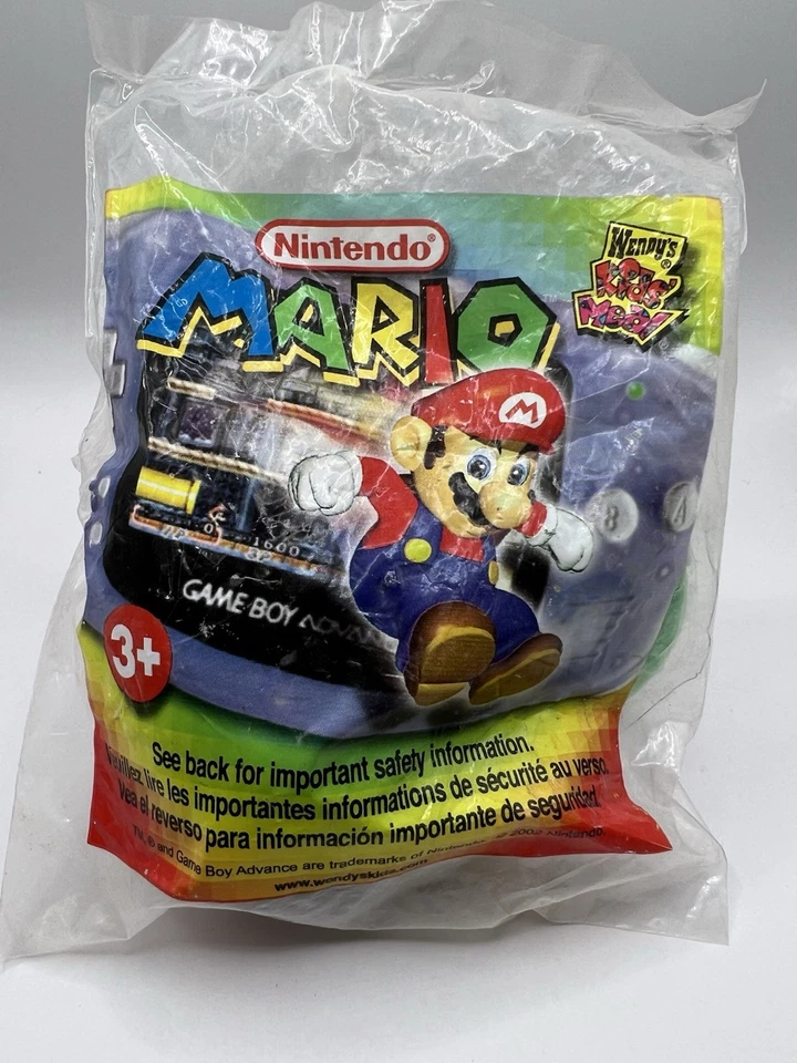 Lote de 3: 2002 Super Mario Wendy's Kids Meal Toy jogo de tabuleiro GBA + curso de kart +1 - Imagem 3 de 4