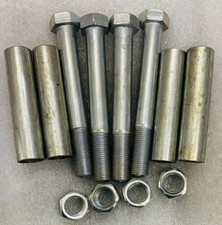 For Suzuki Samurai Gypsy Front Rear Leaf Spring Pivot Eye Bolts Bush Set