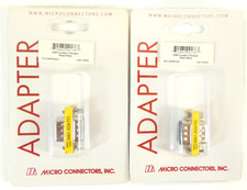 Micro Connectors Gender Changer DB9M to DB9M - Male to Male DB9 - QUANTITY OF 2