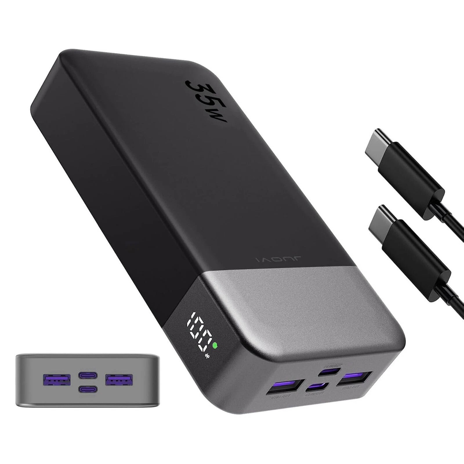 Power Bank 20000mAh 35W Charging Portable External Battery Backup For Cell Phone - product detail image 1