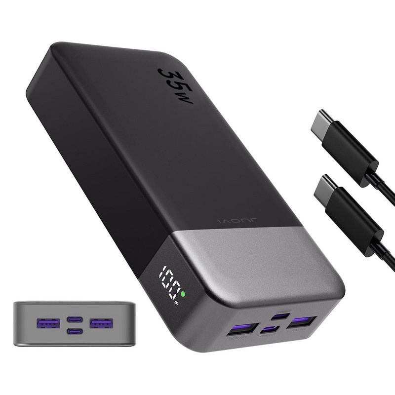 Power Bank 20000mAh 35W Charging Portable External Battery Backup For Cell Phone