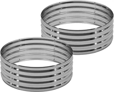 Galvanized Raised Garden Bed Kit 2PCS 2x2x1FT Metal Planter Outdoor Box