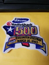 Radio Shack 500 Texas Motor Speedway March 30, 2003 embroidered event Patch