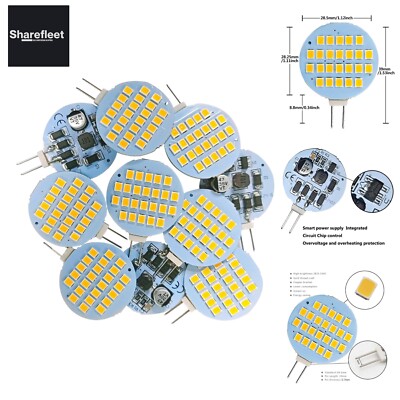 GLMING G4 Bi-Pin 2W LED-Lampe 24-2835SMD Superhelle Domlicht Warmweiß AC/DC12...
