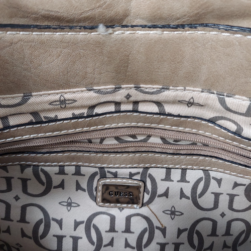 Guess Patchwork Leather Purse Hobo Vintage 90's Y2K Shoulder Bag G Monogram - Picture 7 of 18