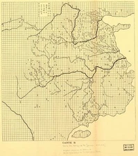 22" x 24" 1903 Map Yu ji tu.